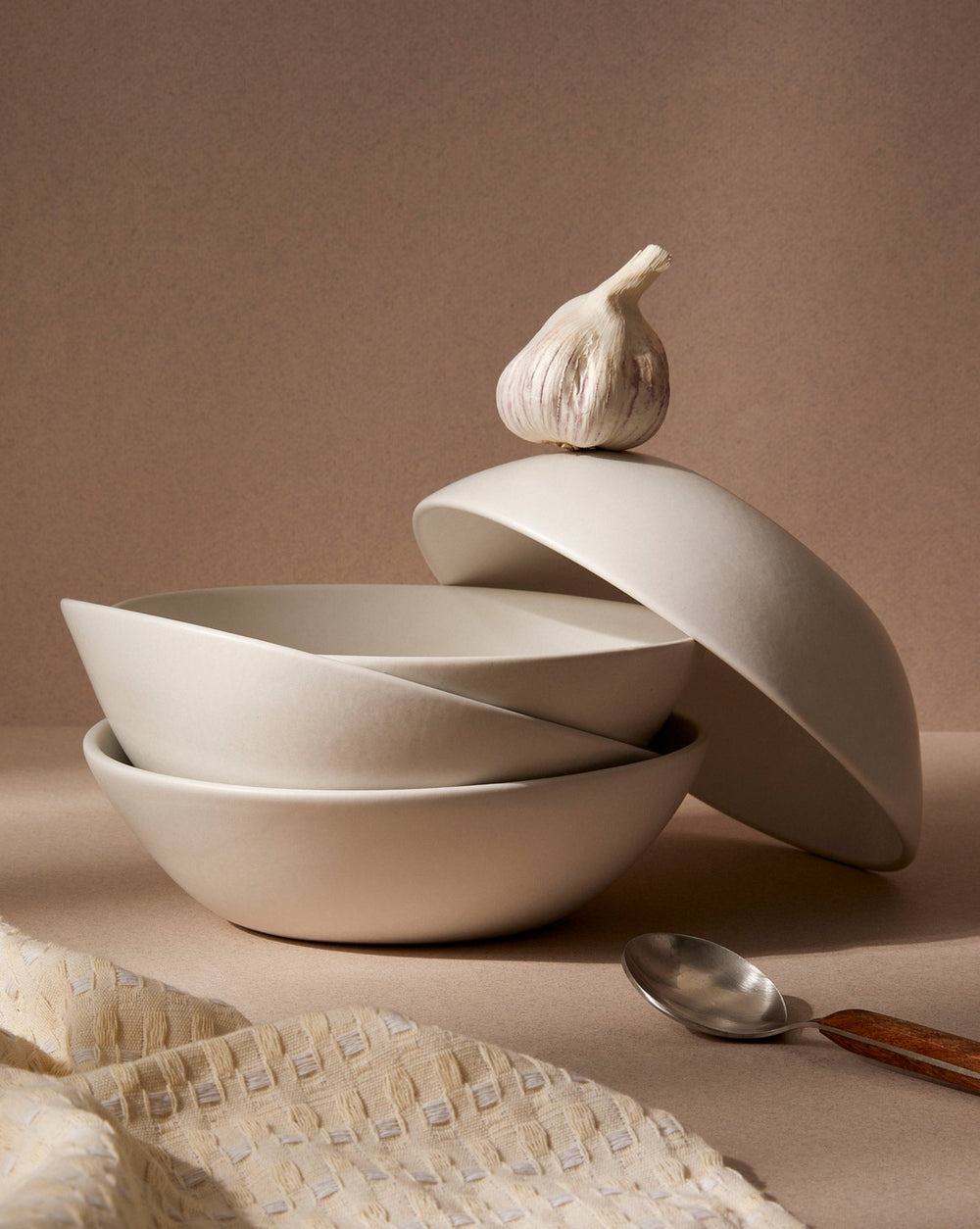 Assiette à soupe en grès | Dadasi 20 cm