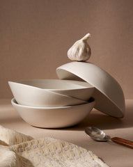 Assiette à soupe en grès | Dadasi 20 cm