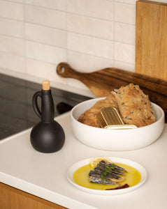 Stoneware Olive Oil Bottle | Dadasi 15 oz
