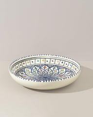 Grand bol décoratif en céramique peint à la main | Terrata 12.6