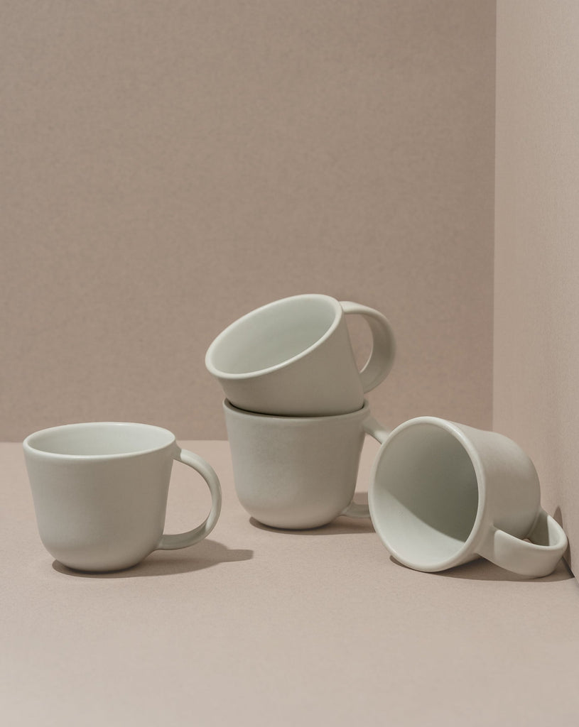 Ceramic Coffee Mug 6.7 oz | Handmade Drinkware with Handles