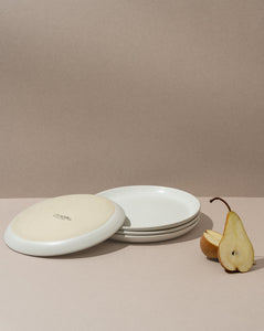 Stoneware Flat Dessert Plate | Epa 7.9" (Set of 4)