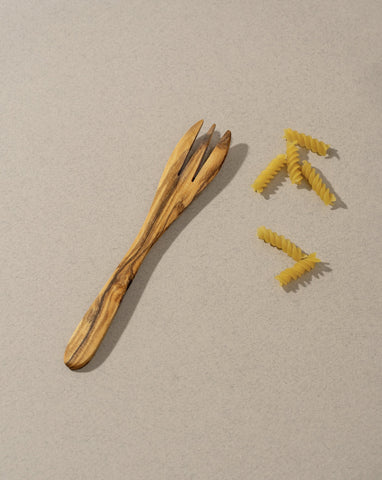 Natural Olive Wood Tapas Fork