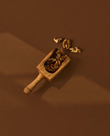 Petite scoop en bois d'olivier naturel