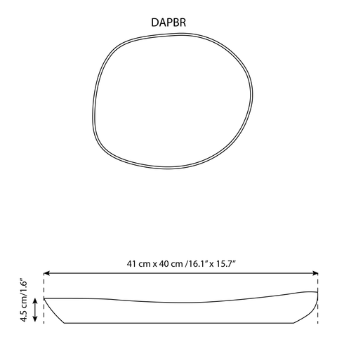 Plat de service rond | Dadasi