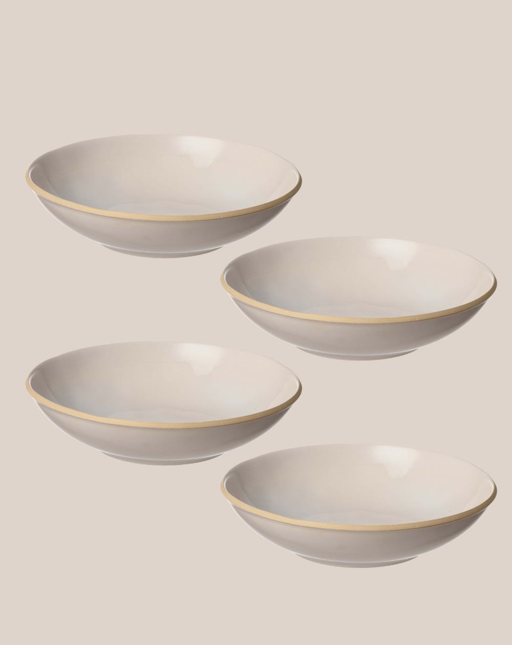Assiette creuse en grès 9" | Edge