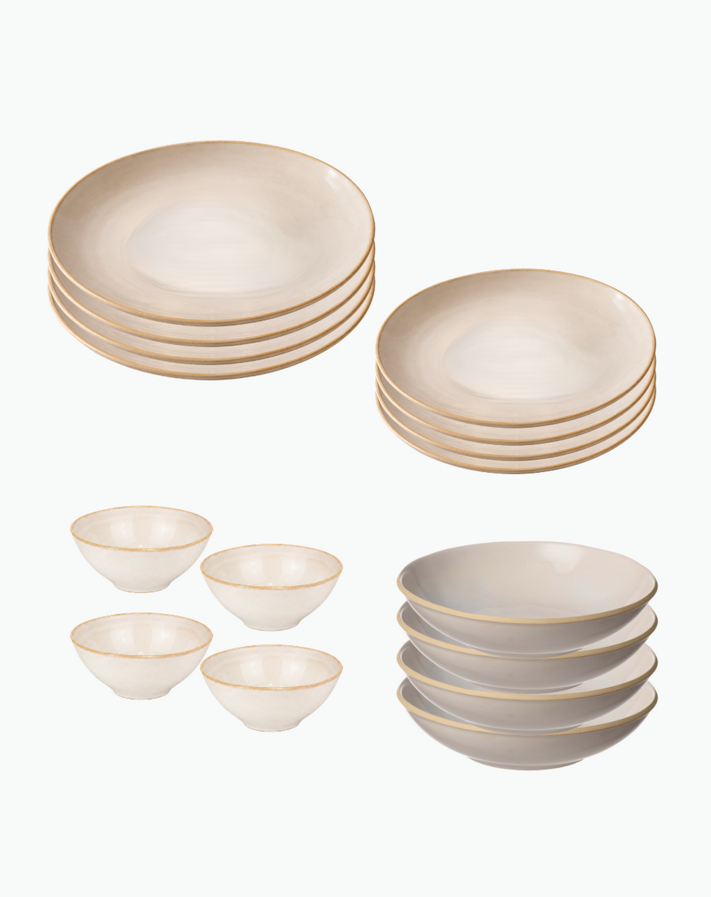 EDGE Le Bistro | 16-Piece Dinnerware Set