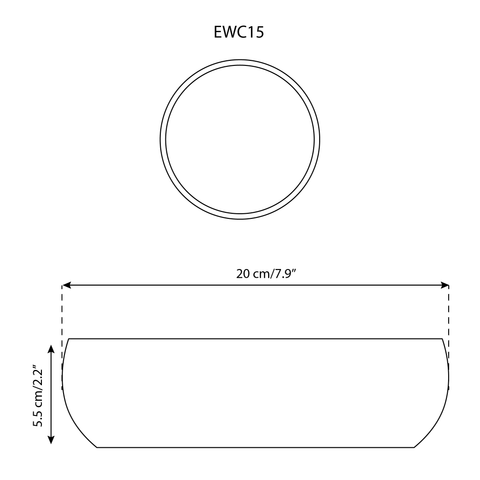 Stoneware Tapas Bowl | Ewa 5.9"