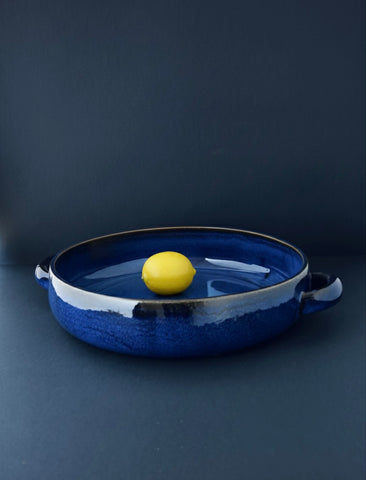 Grand plat de service à anses 34 cm