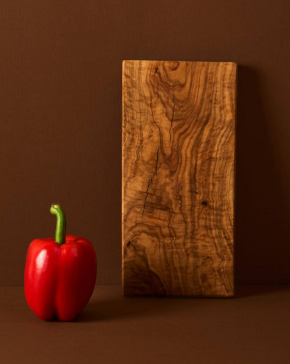 Planche rectangulaire en bois d'olivier naturel
