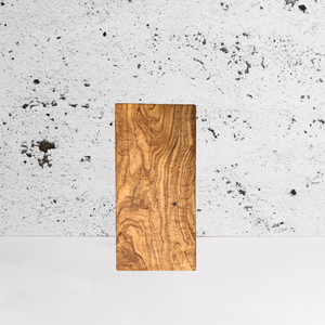Planche rectangulaire en bois d'olivier naturel
