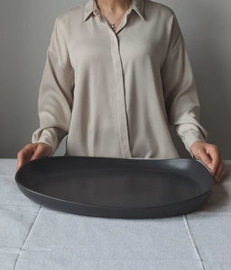 Stoneware Serving Platter | Long Dadasi