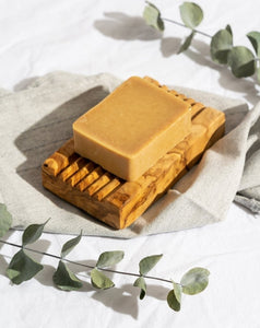 Olive Wood Soap Holder - Stripes